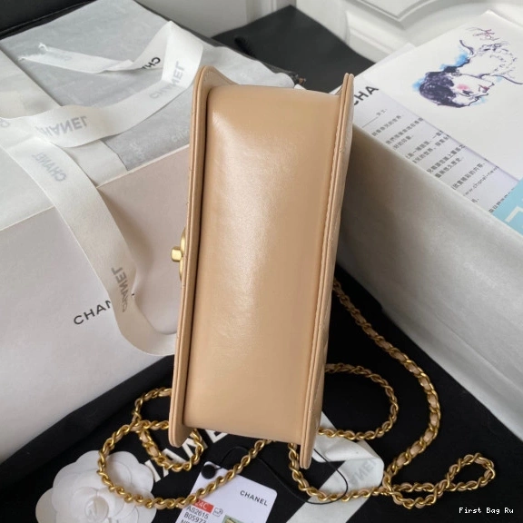 First Bag Ru BAG FLAP -12X19X8CM CHANEL 0711